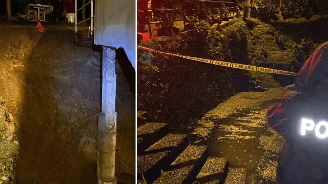 hopada istinat duvari coktu uc katli ev tahliye edildi yFzb4Lxy