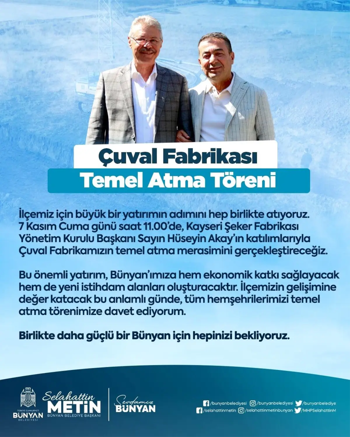 bunyanda yeni cuval fabrikasinin temeli atiliyor 2QDgTJDI.jpg
