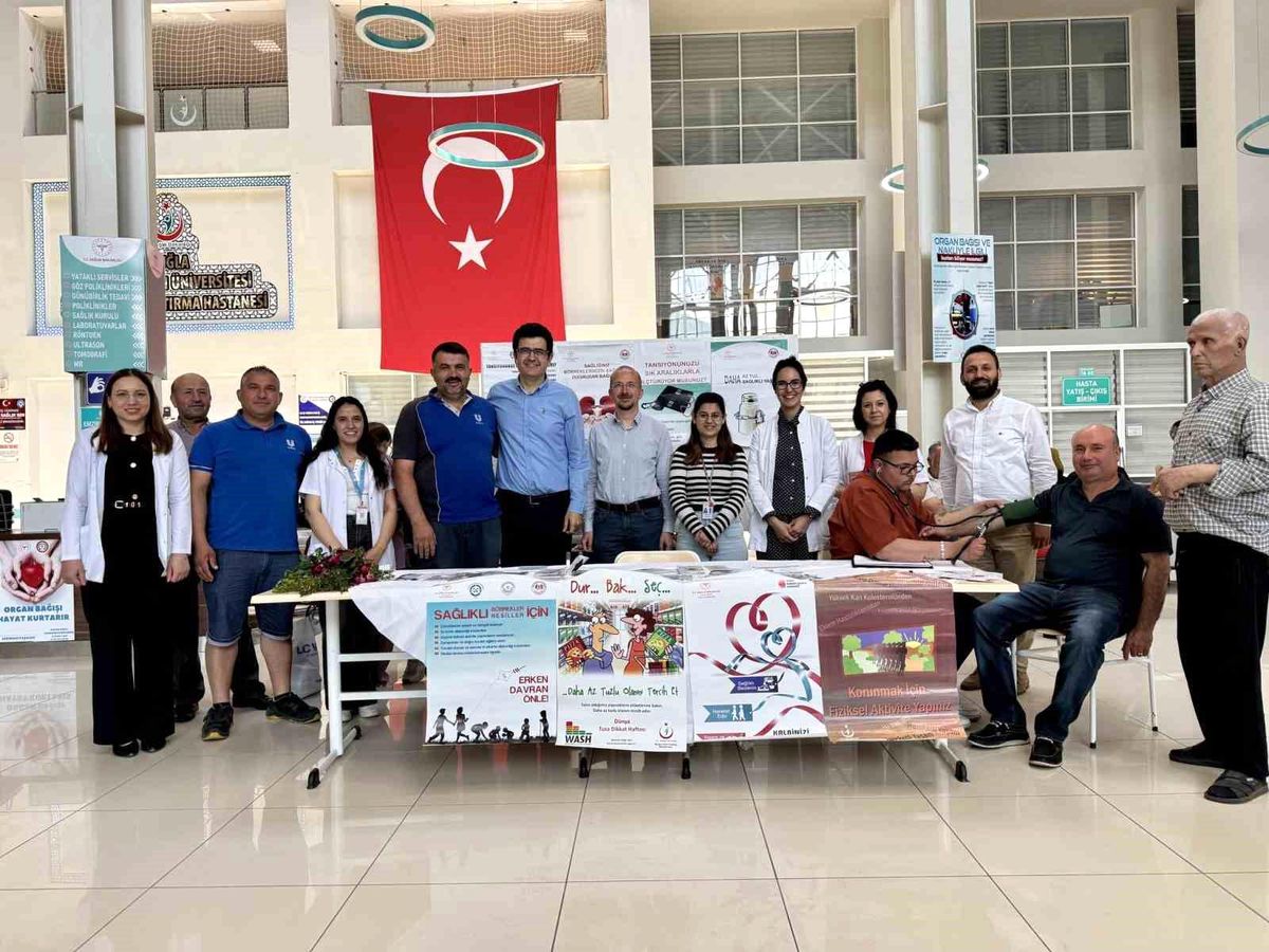 Muğla Eğitim ve Araştırma Hastanesi’nde Yüksek Tansiyon Farkındalığı Artırıldı