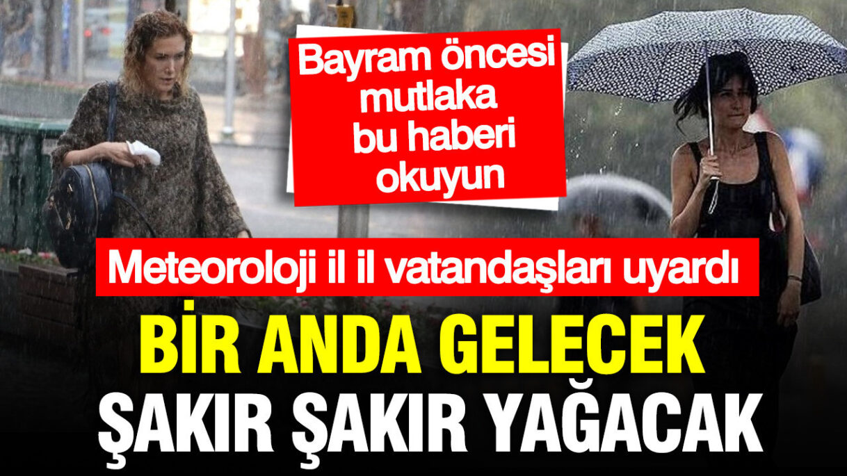 Meteorolojiden Şehir Şehir Uyarı: Sıcaklık Düşüyor, Şiddetli Yağışlar Geliyor